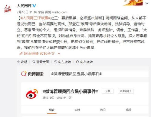 人民網(wǎng)三評“晨小晨事件” 網(wǎng)絡(luò)空間激濁揚清刻不容緩